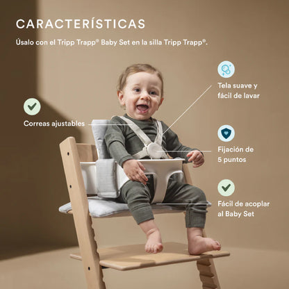 [NUEVO] Pack Silla de comer evolutiva Stokke Tripp Trapp® + Baby Set + Arnés | NEW BASIC²