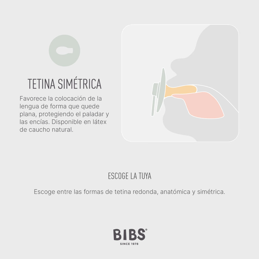 Chupete Bibs Colour x2 | Ivory & Blush