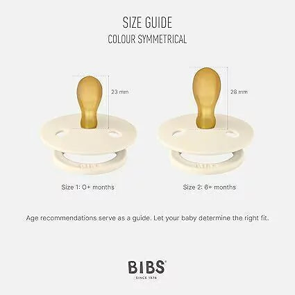 Chupete Bibs Colour x2 | Ivory & Blush