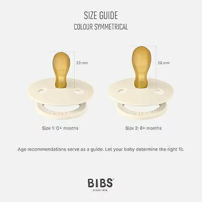 Chupete Bibs Colour x2 | Ivory & Blush