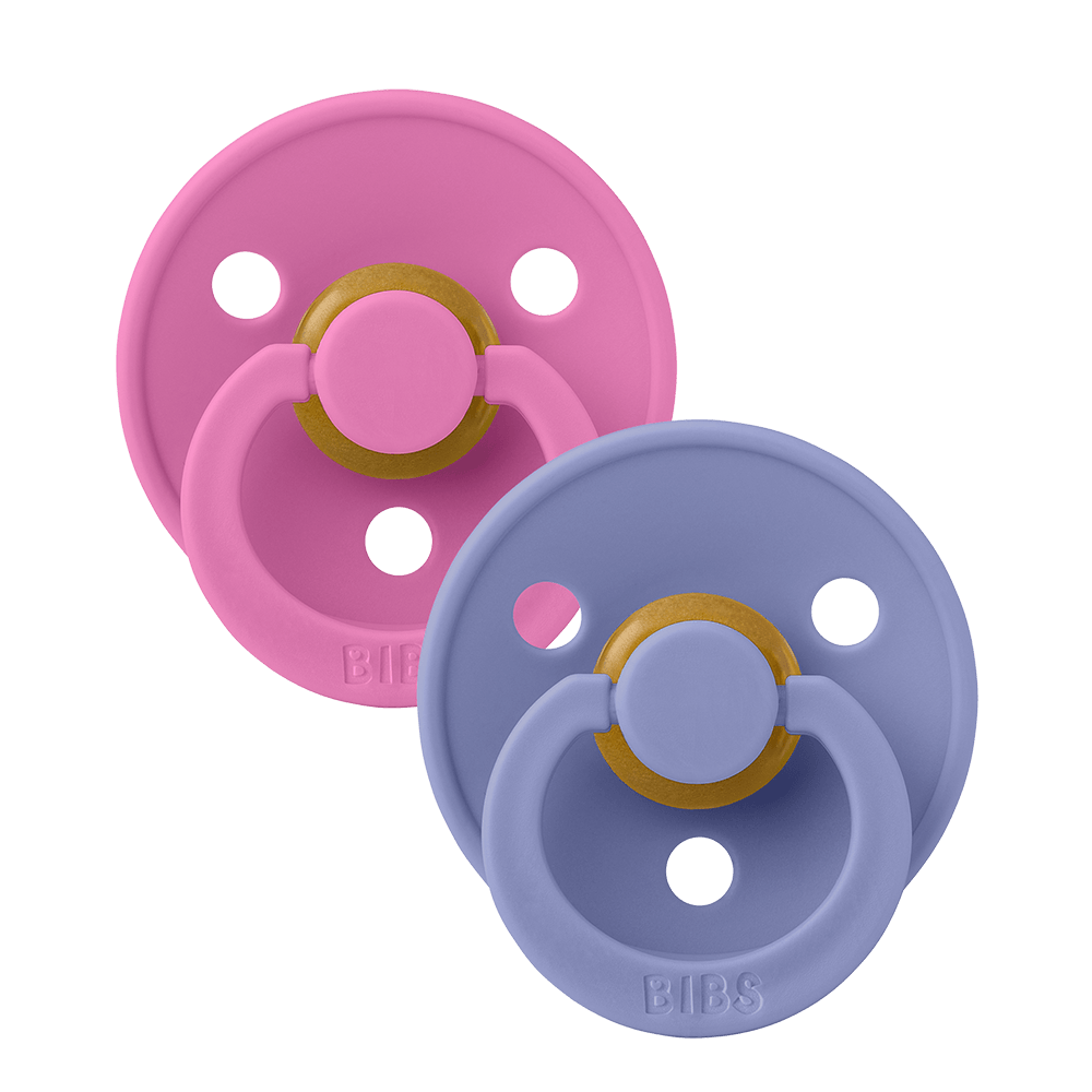 Chupete Bibs Colour x2 | Bubblegum & Peri