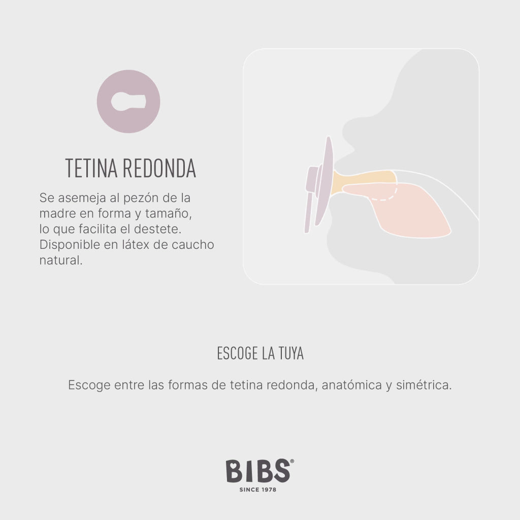 Chupete Bibs Colour x2 | Ivory & Blush