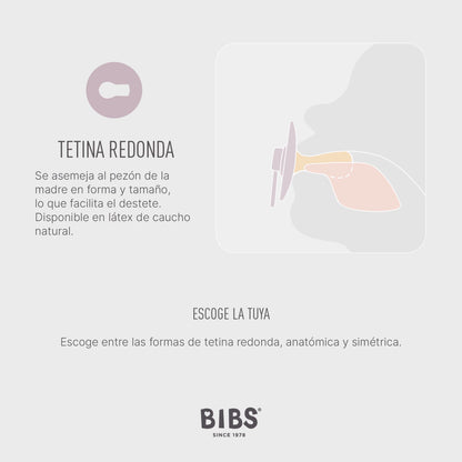 Chupete Bibs Colour x2 | Ivory & Blush