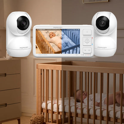 Monitor de bebé Momcozy BM03 1080p Full HD 5.5"