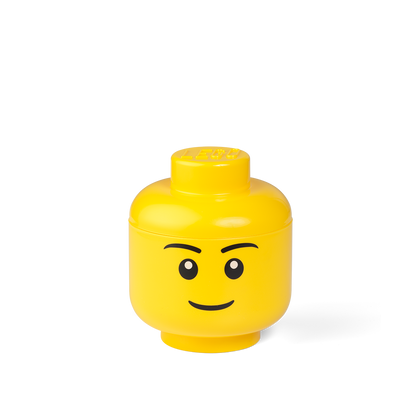 Contenedor Lego Cara Boy