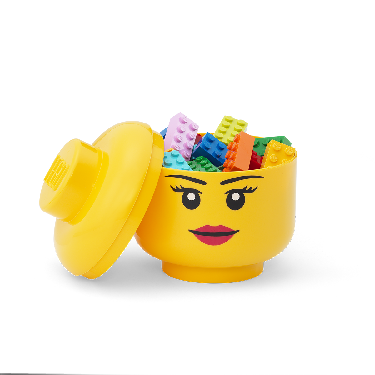 Contenedor Lego Cara Girl