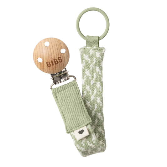 Porta Chupete Bibs | Sage/Ivory