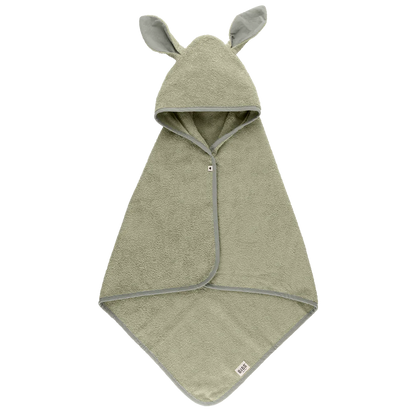 Toalla Poncho para bebés Bibs Kangaroo | Sage