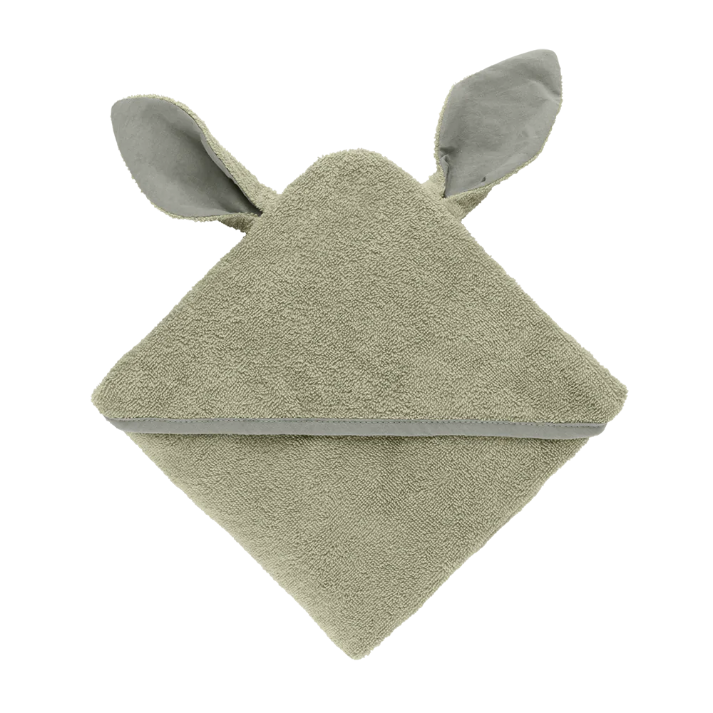 Toalla Poncho para bebés Bibs Kangaroo | Sage