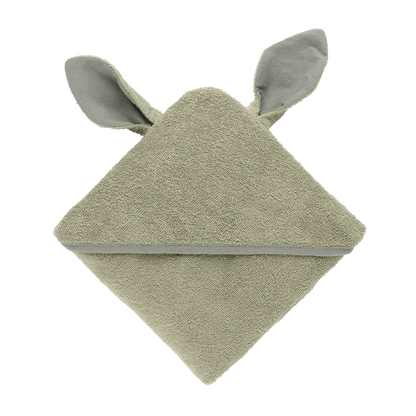Toalla Poncho para bebés Bibs Kangaroo | Sage