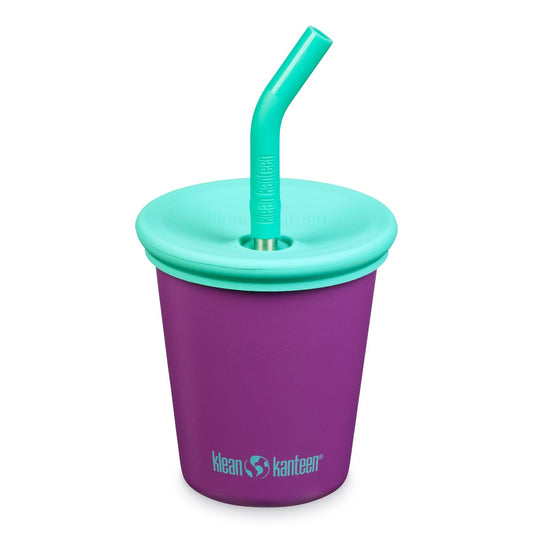 Vaso con bombilla Kid cup | Sparkling grape