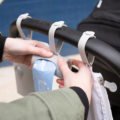 Dispensador de Bolsas Portátil | Gris